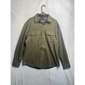 Jachs New York Mens Olive Green Outdoor Shirt Jacket XL S25C-Z05-XKZ
